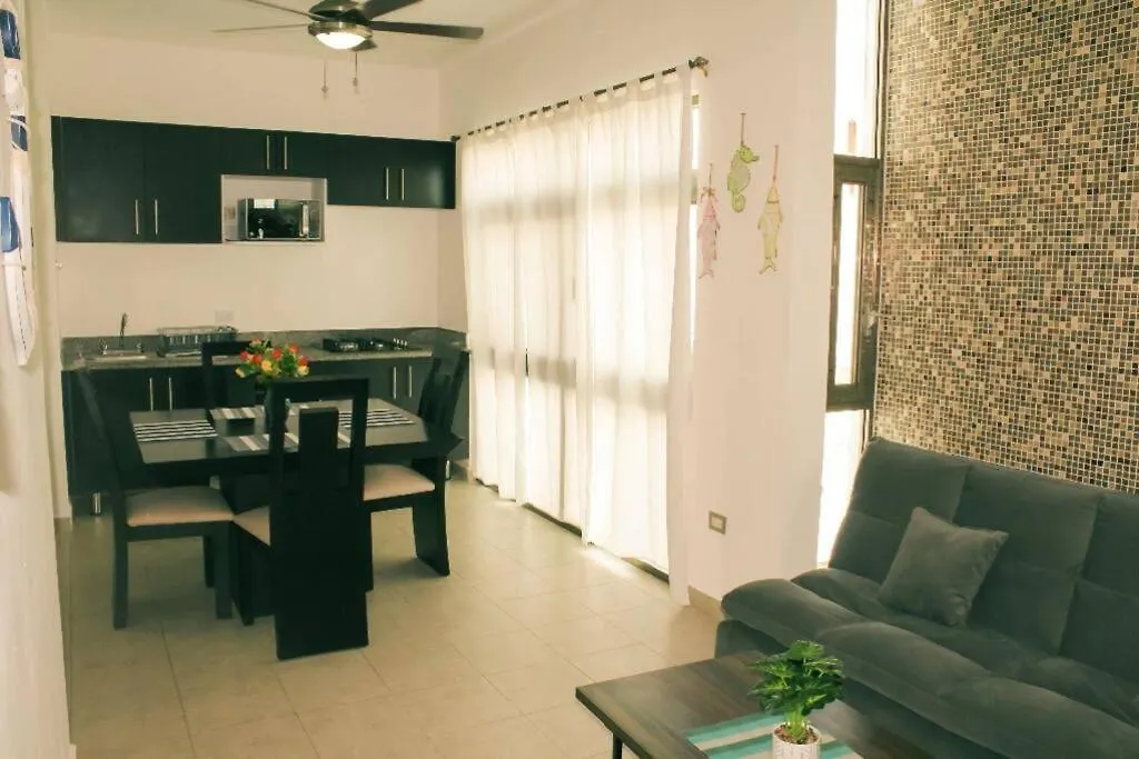 Апартаменты Hermoso Departamento En La Avenida Colosio Плая-дель-Кармен